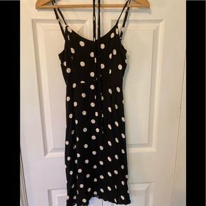 Reformation polka dot dress